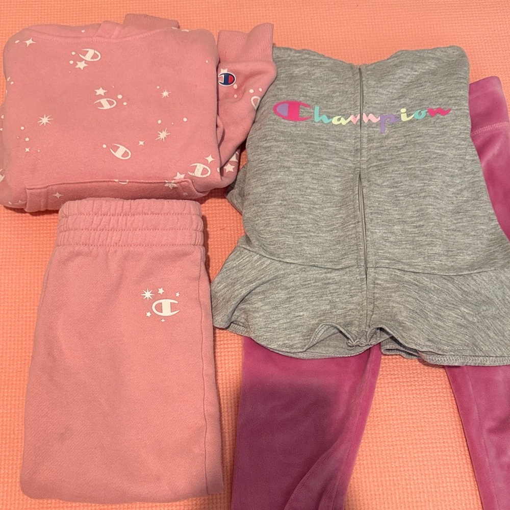 Girls 4T Champion sets